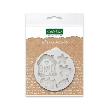 Silicone Mould - Mini Gingerbread House